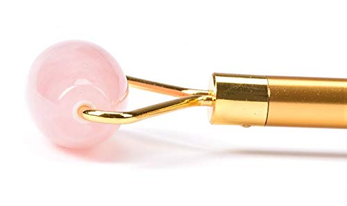 Jade Rose Quartz Roller Kit with 3 Changeable Heads | Face Facial Roller-GlimoraGlow