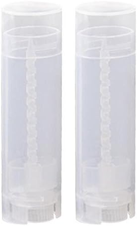 10PCS 4.5g/4.5ml Empty DIY Lip Tubes Holder Containers Vial Refillable PP Plastic Deodorant Crayon Travel Tube Pipe Bottle Lip Gloss Case DIY Lip Balm Gifts For Women Lady Girls(Transparent)-GlimoraGlow