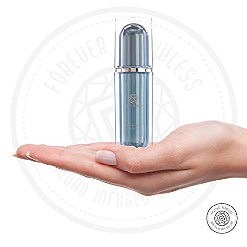 Forever Flawless Diamond Infused Eye Serum. Blue Diamond Eye Serum Formulated to Diminish Puffiness, Bags, Dark Circles, Wrinkles, and Fine-Lines around the Eyes.-GlimoraGlow
