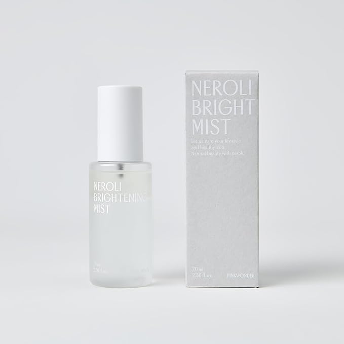 PINKWONDER Neroli Mist 2.36oz (70ml), Hydrating Facial Spray with Neroli & Jojoba Oil, Glowing and Radiant Skin, Antioxidant, Korean Skincare-GlimoraGlow