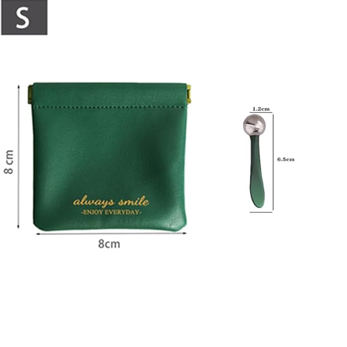 2 in 1 Roller Eyes Cream Applicator Wand and T-Shape Massager Tool for Facial Massage, Reduce Puffiness (Green-1)-GlimoraGlow