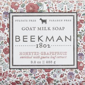 Beekman 1802 Whipped Body Cream, Honeyed Grapefruit - Scented - 8 oz - Intensely Hydrating & Softens Skin - With Goat Milk - Good for Sensitive Skin - Cruelty Free-GlimoraGlow