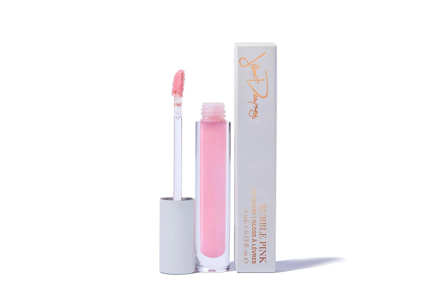 Jillian Dempsey Lip Gloss: Enhance, Hydrate & Smooth Lips with Firming & Plumping Benefits, Vegan, 12ml | Bubble Pink-GlimoraGlow