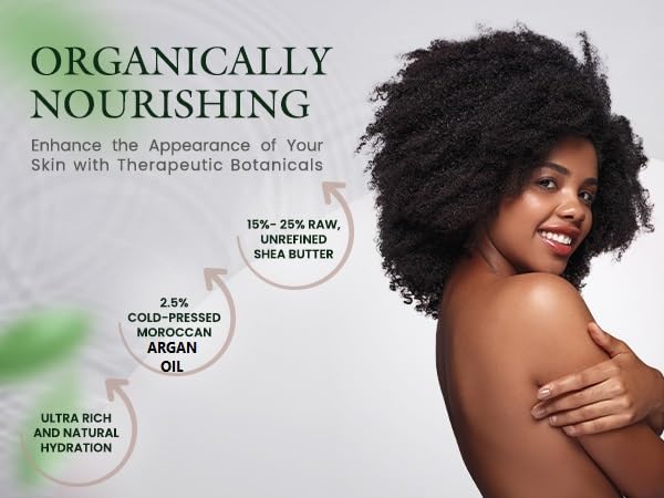 AZMERA Handcrafted Whipped Shea Body Butter – Luxurious Vanilla Bean Scented Moisturizer for Dry, Sensitive Skin, Argan Oil & Vitamin E – Vegan, Non-Greasy Skincare – 8.82 oz-GlimoraGlow