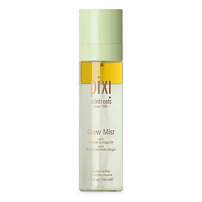 Pixi Beauty Glow Mist | All-Over Mist For Luminous Complexion | Set & Refresh Makeup | Hydrate Skin With 21 Natural Oils, 160ml-GlimoraGlow