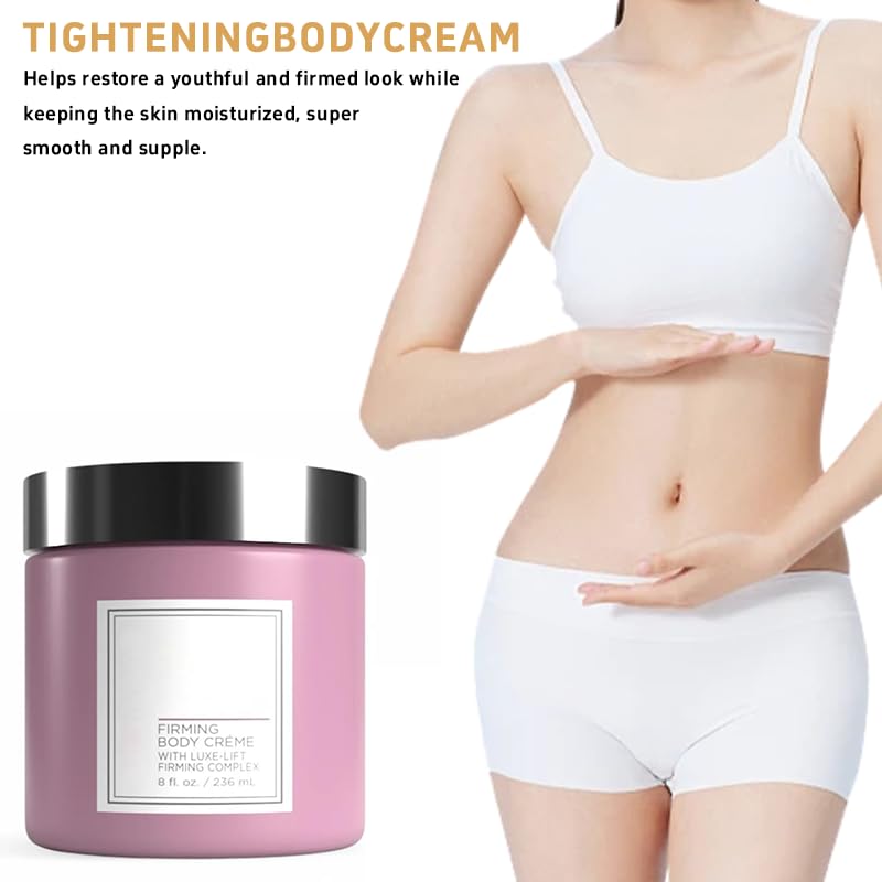 Champagne Lift Body Creme,lift firming body creme, with Luxe-Lift Firming Complex & Pink Pepperslim,Deep Hydration & Smoothing, Hydrates Dry Skin Arms & Legs (Rose)-GlimoraGlow