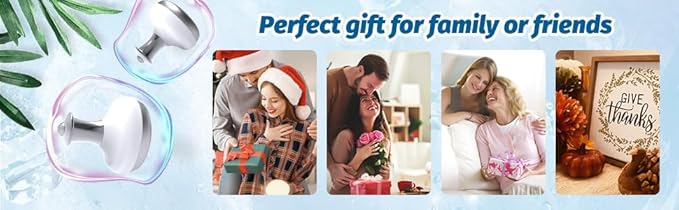 2 Pack Ice Roller for Face and Eyes, Facial Roller Device for Women, Ice Wand for Different Skin-GlimoraGlow