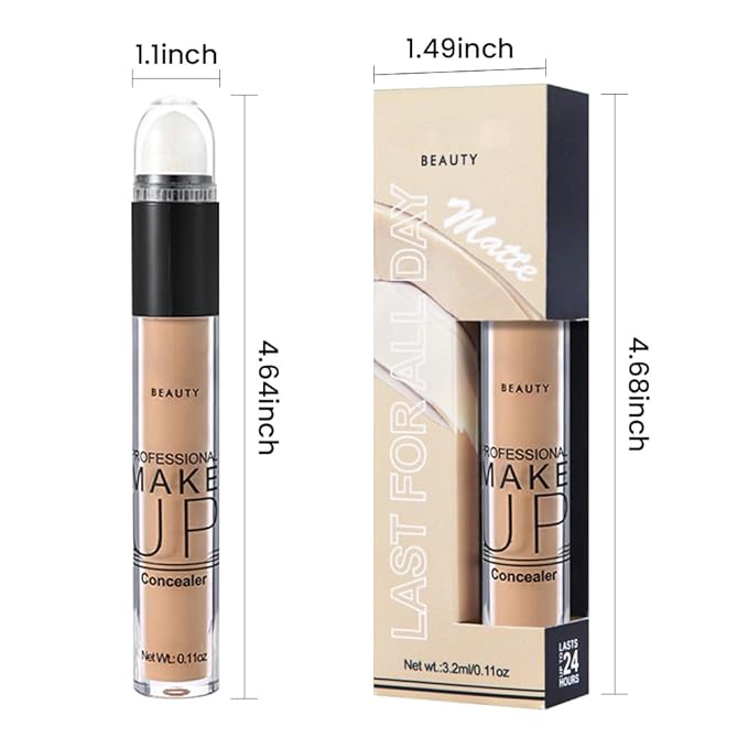 1 Pack Liquid Foundation Cream for Face Makeup,Durable Full Coverage Matte Concealer Make Up,Oil Control & Waterproof Base Primer -0.35 Fl.Oz (05#)-GlimoraGlow