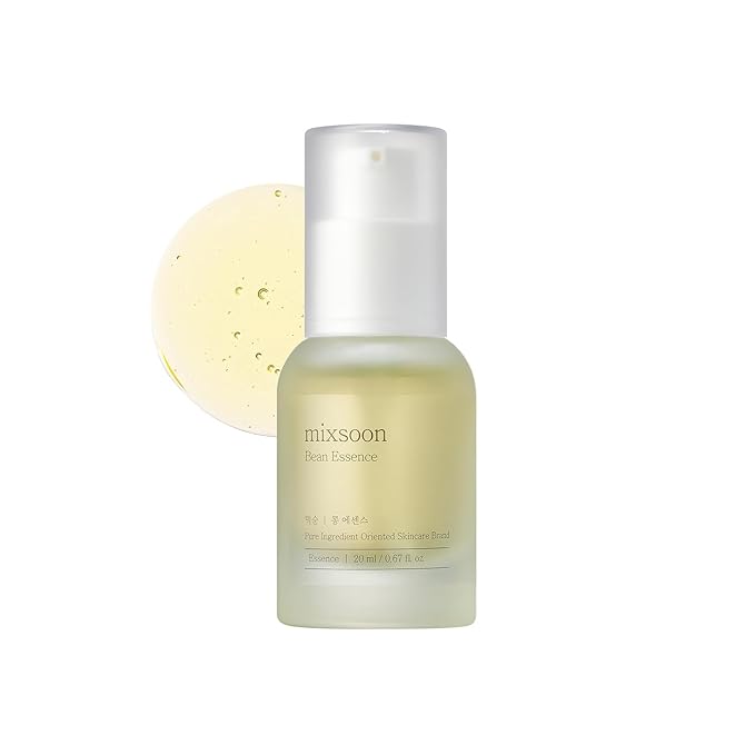 mixsoon Bean Essence 0.68 Fl. Oz. / 20ml Fermented beans Exfoliating Hydrating Moisturizer for Korean Glass Skin Care-GlimoraGlow