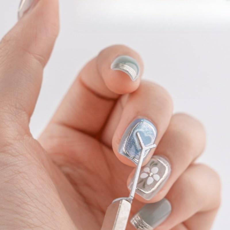 2 PCS Heart Cat Eye Magnet Set – Magnetic Nail Art Tool for Stunning Heart-Shaped Designs, Y-Shaped Guide, DIY Manicure Kit for Cat Eye Gel Polish-GlimoraGlow