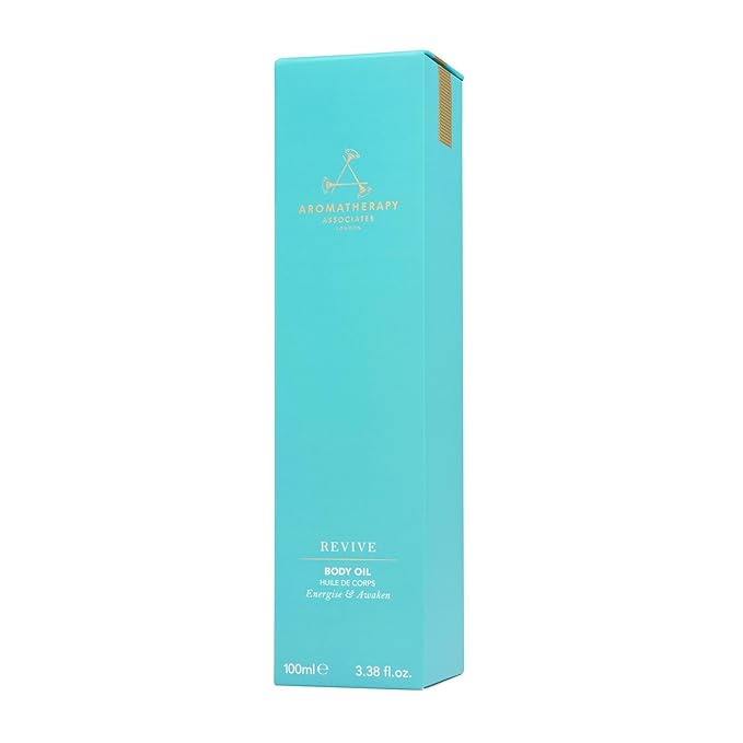 Aromatherapy Associates Revive Body Oil. A Luxurious Oil for an Energized and Nourished Body. Essential Oils Promote Healthy Micro-Circulation and Soften Skin (3.4 fl oz)-GlimoraGlow