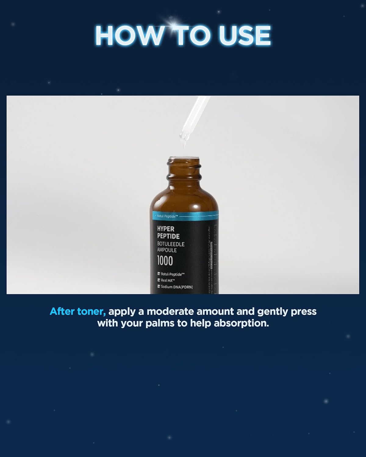 WELLAGE Hyper Peptide Botuleedle Ampoule, Korean Anti-Aging Serum with Infused Peptide, High Purity of Hyaluronic Acid, PDRN, Panthenol, Squalane - Pore Elasticity, Plumping Skin, 1.69 fl.oz.-GlimoraGlow