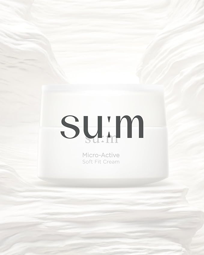 SU:M Micro-Active Soft Fit Cream (1.67 fl oz) - Deep Hydration for Elasticty, Sensitive Skin. Korean Skin Care. Peptides, Fermented Nutrients.-GlimoraGlow