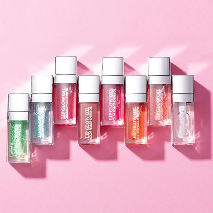 Hydrating Lip Glow Oil, Moisturizing Lip Glow Oil, Nourishing Glossy Transparent Lip Oil, Plumping Lip Oil, Lip Balm, Non-sticky Tinted Toot Lip Balm for Lip Care (PURPLE) 0.2 OZ-GlimoraGlow