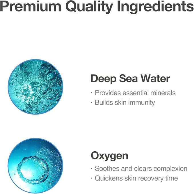 Cryogenic Activator (100ml / 3.38oz) – Facial Mist Toner for Hydrating, Soothing, and Cooling, Naturally Derived Deep Sea Water with Pure Oxygen, Suitable for All Skin Types-GlimoraGlow