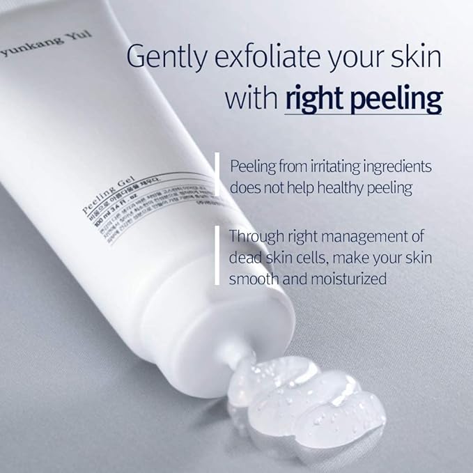 Pyunkang Yul PKY Peeling Gel with Immediate Visible Effect, Mild and Smooth Face Scrub with Papaya and AHA, Zero-Irritation, Korean Skincare (3.4 Fl.Oz, 100ml)-GlimoraGlow