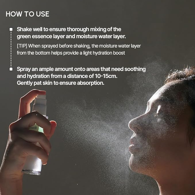 Parnell Cicamanu Serum Mist - Centella Asiatica, Hyaluronic Acid, Ceramide, LHA, Balancing Oil, Moisturizing and Soothing for Radiant Skin (1.69 Fl Oz / 50ml)-GlimoraGlow