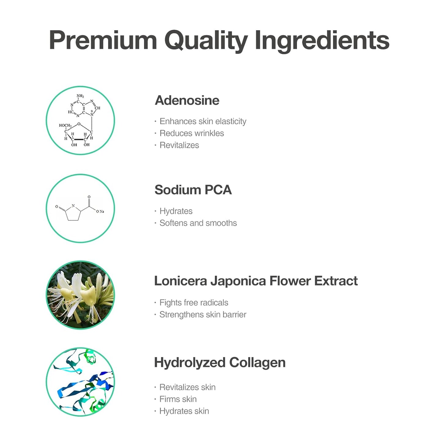 Skin Barrier Fluid – Anti-Wrinkle Ampoule with Adenosine, Hydrolyzed Collagen, Improves Elasticity & Firmness, Hydrating Serum for Dry & Aging Skin. 1.69 fl.oz (50ml)-GlimoraGlow