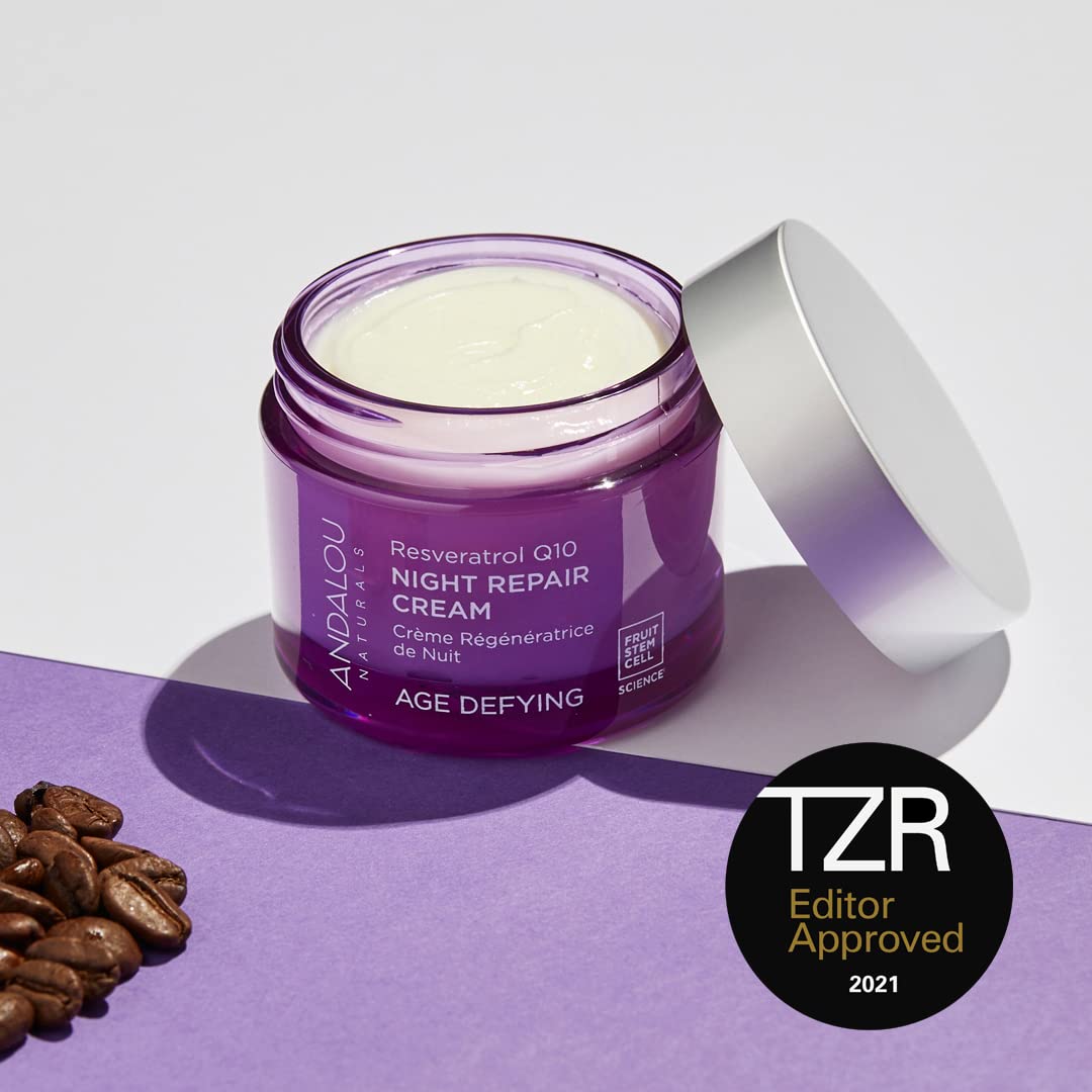 Andalou Naturals, Night Repair Cream Fruit Stem Cell, 1.7 Ounce-GlimoraGlow