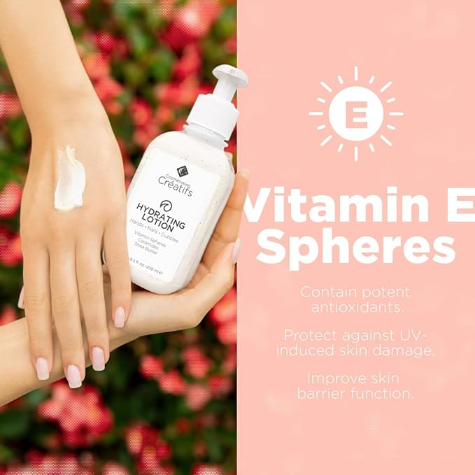 Hydrating Lotion for Dry Hands, Nails, and Cuticles, 8.5 fl. oz., Daily Moisturizing Skincare for Soft, Sensitive Skin with Shea Butter and Ceramides-GlimoraGlow