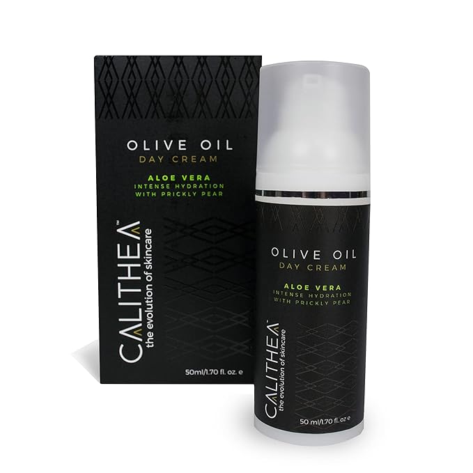 Calithea Day Cream Facial Moisturizer for Healthy, Glowing, Balanced Skin with Aloe Vera, Prickly Pear, Olive Oil-GlimoraGlow