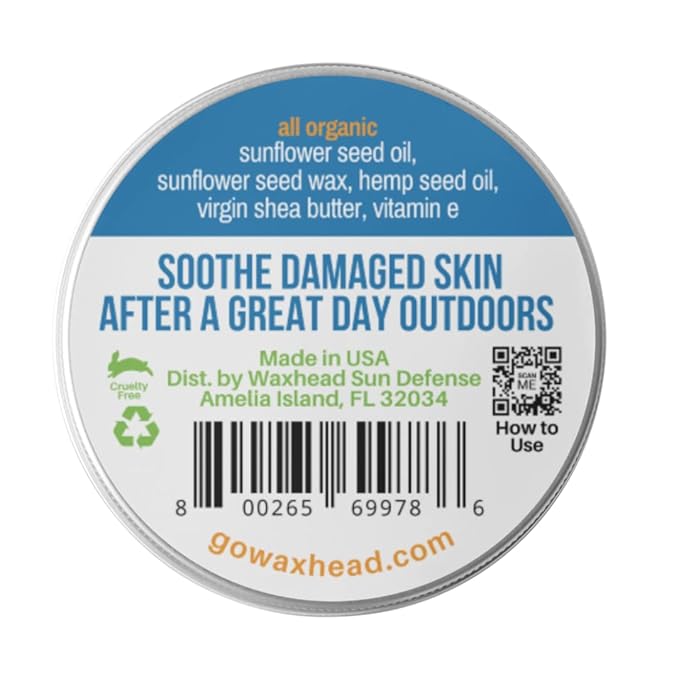 Waxhead Aftersun Body Butter for Sunburn Relief - Also great Tattoo Balm, Eczema Cream for Kids Adults, After Sun Lotion, Sunburn Treatment, Healing Salve-GlimoraGlow