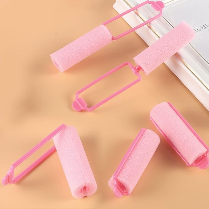 12 Pcs Foam Sponge Hair Rollers 2.4 Inch Hair Curlers to Sleep In Soft Sleep Rollers for Curls Style Heatless Curler Hair Christmas Party Hairstyles-GlimoraGlow