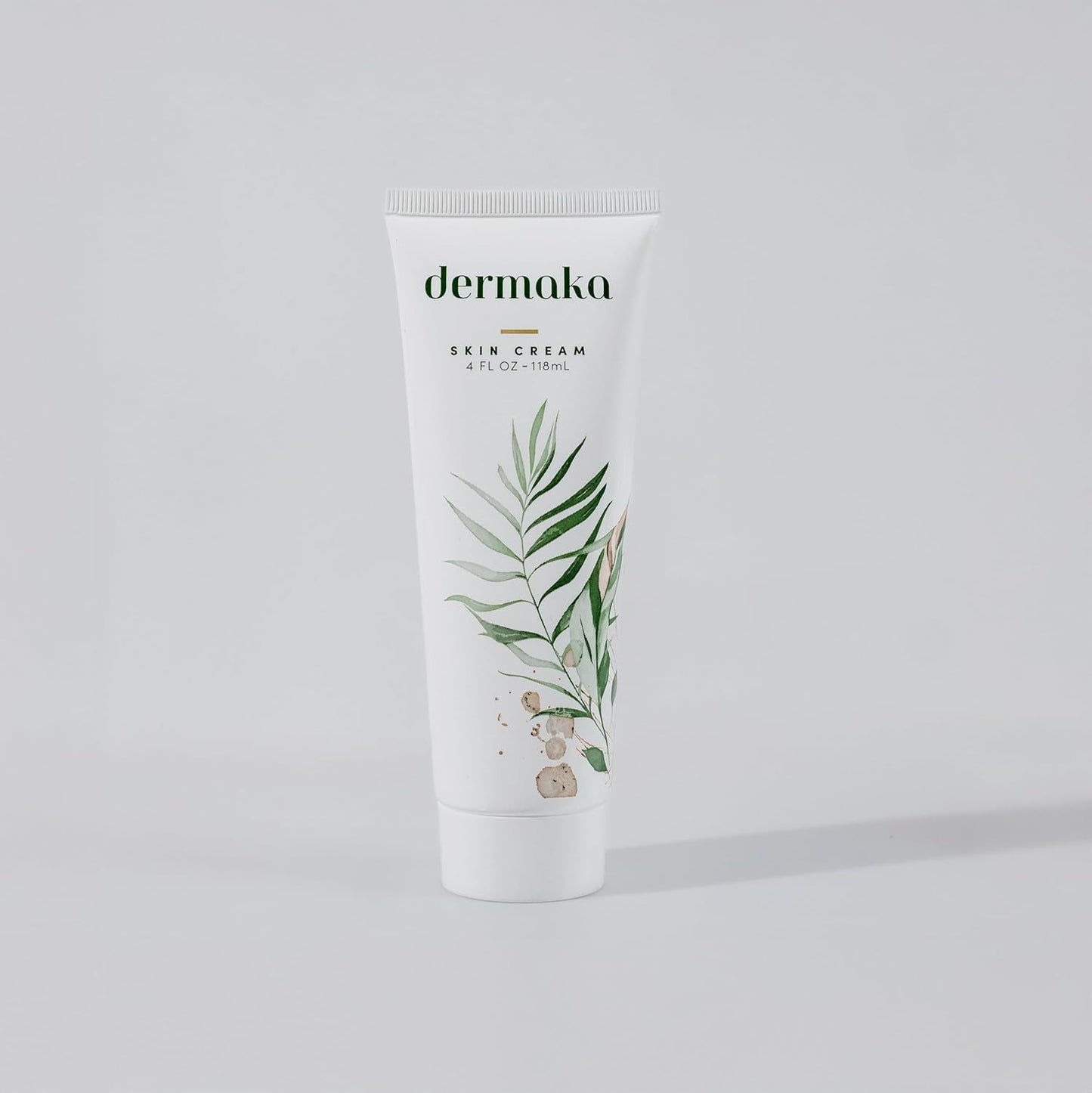 Dermaka All-Natural Skin Soothing Cream 4 Ounce – Moisturizing Lotion with Arnica, Green Tea, Chamomile & Vitamin E – Hydrating, Fast-Absorbing & Non-Greasy Formula for Healthy-Looking Skin-GlimoraGlow