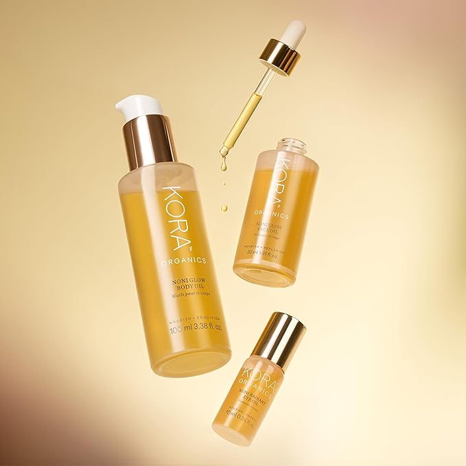 KORA Organics Noni Glow Hydrating Face Oil for Women with Rosehip, Gua Sha Oil, Certified Organic, Cruelty Free, 1.69 fl oz-GlimoraGlow