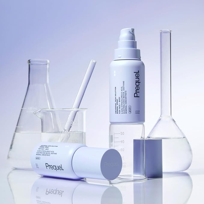 Skin Universal Skin Solution Hypochlorous Acid Spray for Face and Body. HOCL Facial Cleanser and Dermal Spray with Electrolyzed Water and Mineral Complex. pH-Stabilized Skin Care. 4oz-GlimoraGlow