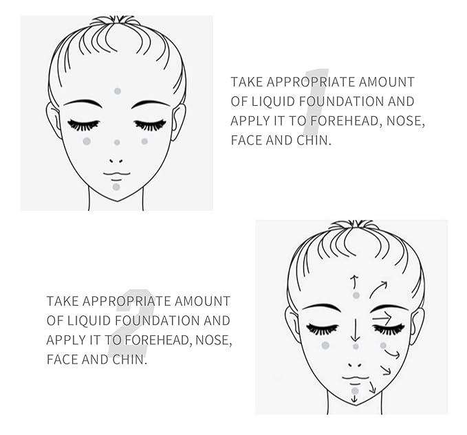 2 Pack PHOERA Foundation 102# Nude and 103# Warm Peach, Flawless Soft Matte Liquid Foundation,24 HR Full Coverage Mattle Oil-Control Foundation Makeup.-GlimoraGlow