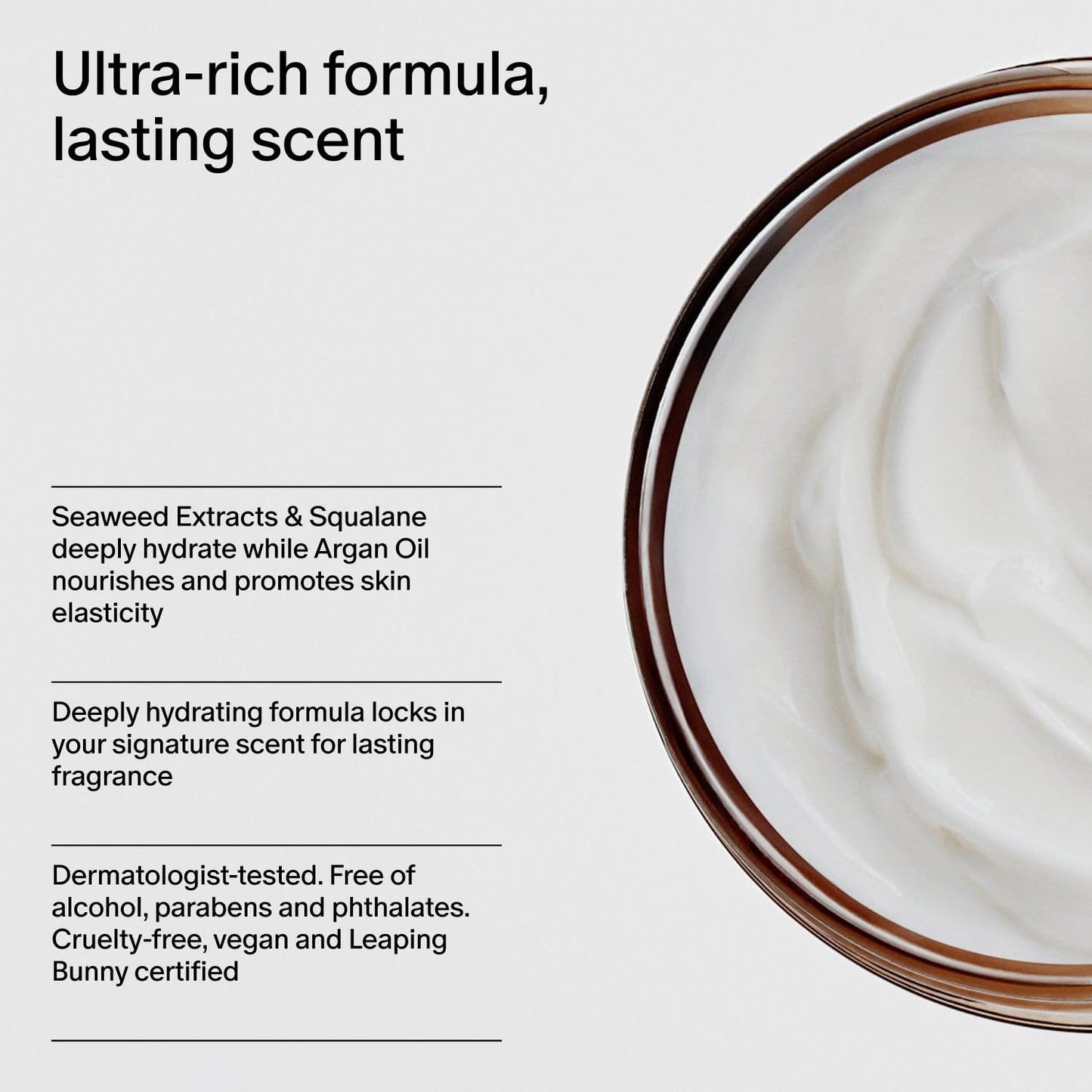 Salt & Stone Body Cream – Santal & Vetiver | Hydrating Formula with Seaweed Extracts, Spirulina & Squalane | Deep Hydration, Skin Barrier Support & Healthy Glow | for all Skin Types (6.7 fl oz)-GlimoraGlow