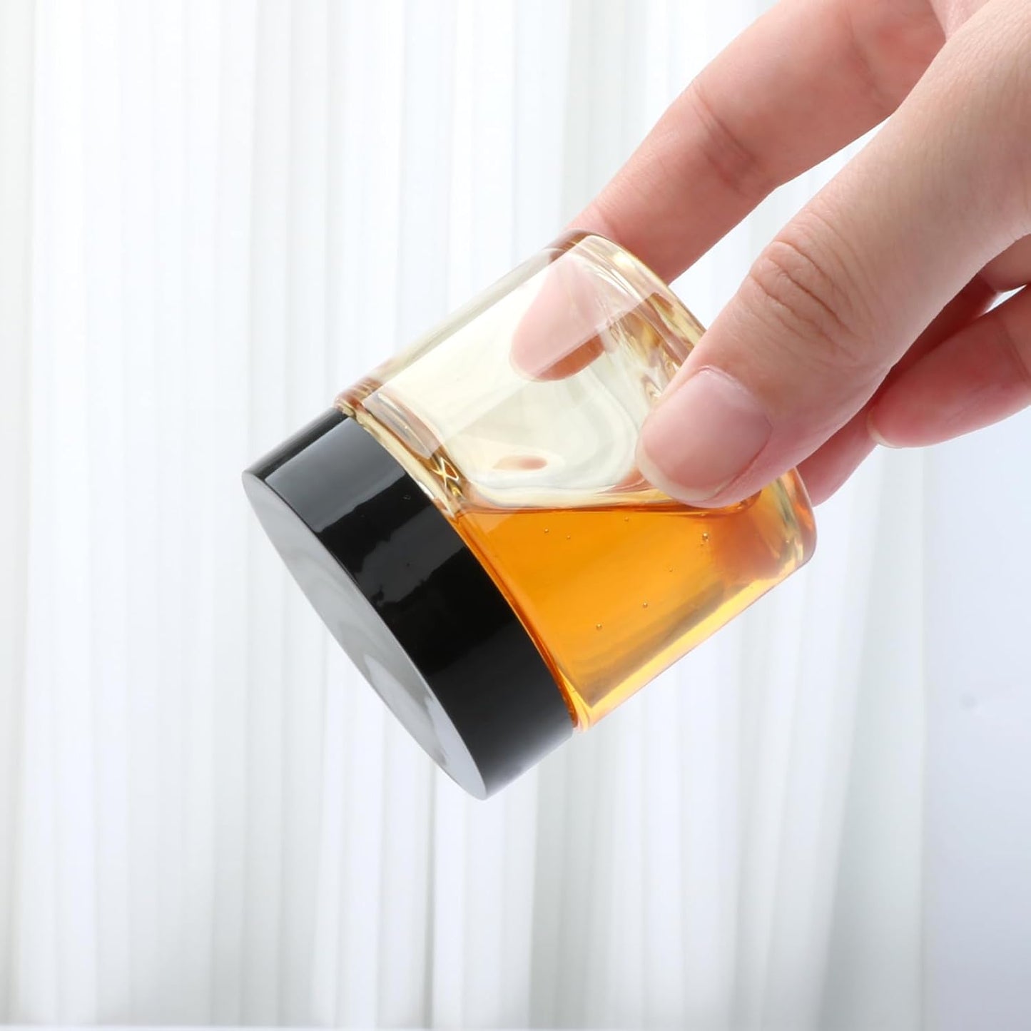 20 Pack 2oz Plastic Containers with Lids, Jars with Lids, Great for storing,lip balms, creams, ointments, cosmetics, samples-GlimoraGlow