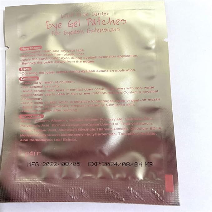 100 Pairs Set,Eye Gel Patches,Under Eye Pads Lint Free Lash Extension Eye Gel Patches for Eyelash Extension (pink)-GlimoraGlow