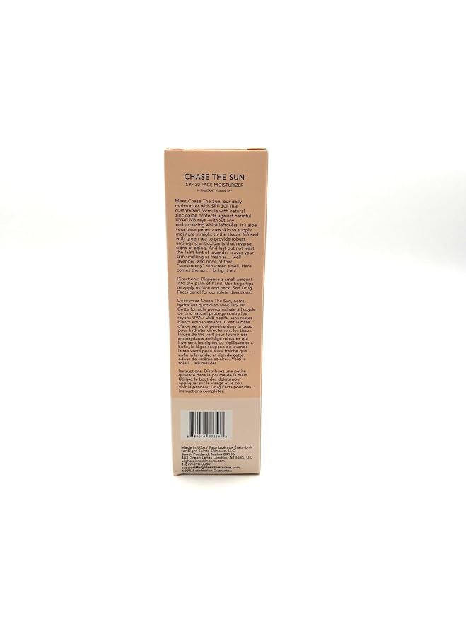 Eight Saints Chase the Sun Broad Spectrum SPF (30) Face Moisturizing Sunscreen, Natural and Organic Mineral-Base Sun Protection Daily Face Moisturizer, 2 Ounces, New Formula-GlimoraGlow