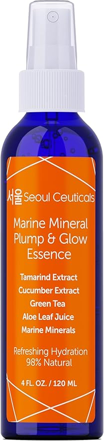 SeoulCeuticals Korean Skin Care Essence Toner - K Beauty Skincare Spray Mist For Face Contains Cucumber Extract and Marine Minerals + Organic Aloe - Get That Healthy Youthful Glow-GlimoraGlow