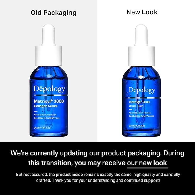 Depology MATRIXYL® 3000 Serum, Promotes Anti Wrinkle Serum, Korean Skin Care Products for Face Elasticity, Facial Skin Serum for Women, Skincare for All Skin Types-GlimoraGlow