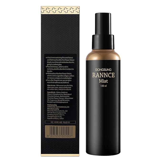 RANNCE Facial Mist, Face Mist with Okra Fruit Extract and Abelmoschus Manihot Flower Extract, Hydrates and Nourishes Skin, Day Care (Rannce, 5.07 fl oz)-GlimoraGlow