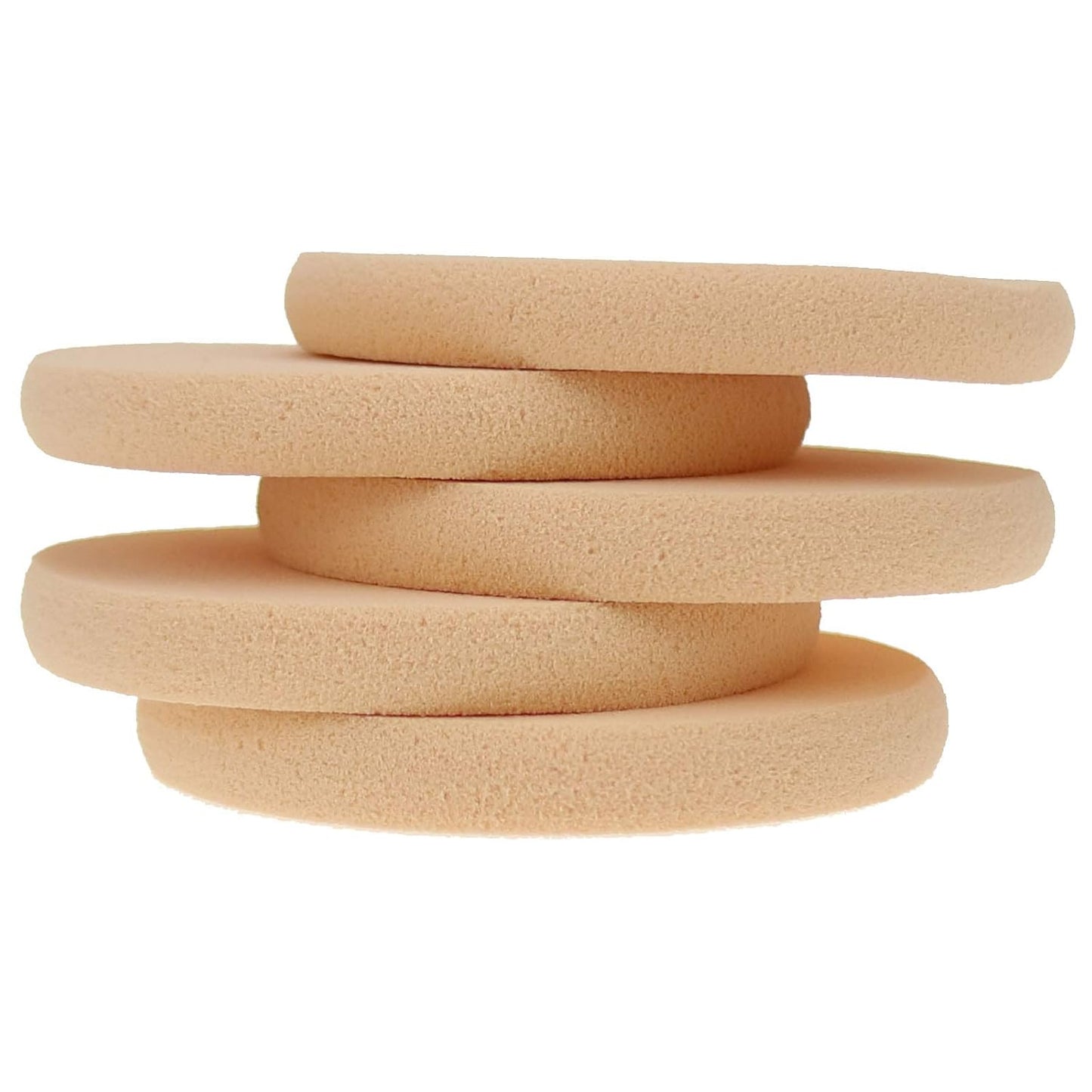 25 Pcs Women's Round Soft Makeup Beauty Eye Face Foundation Blender Facial Smooth Powder Puff Cosmetics Blush Applicators Sponges Use for Dry and Wet-GlimoraGlow