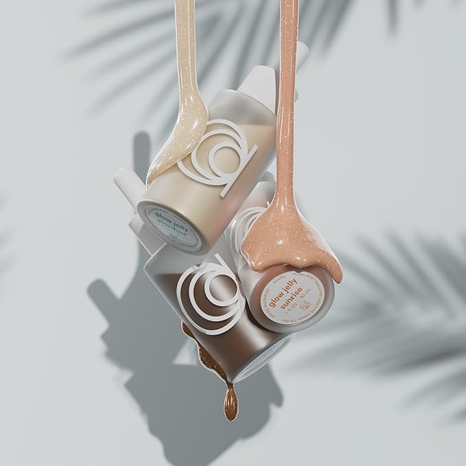 Auraiha Glow Jelly Highlighting Serum - Jojoba & Cucumber Infused Superfood Elixir - Intense Hydration for Radiant, Healthy Glow - Vegan - 1 fl oz (sunrise, 1oz)-GlimoraGlow