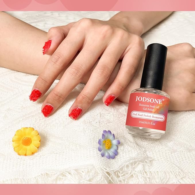 JODSONE 15ML Gel Nail Remover No Need Soaking or Wrapping Gel Remover for Nails 3-5 Minutes Easy And Quick-GlimoraGlow