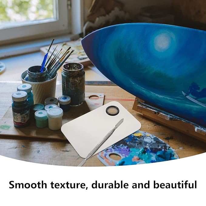 2 Pcs Professional Cream and Lip Makeup Mixing Palette with Spatula Foundation and Lip Palette Set for Travel-GlimoraGlow