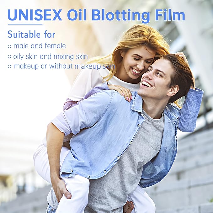 Great Absorbent Oil Blotting Sheets for Face - 10% Larger Oil Control Film 4pk/200 Makeup Friendly Blotting Paper for Oily Skin, High-Performance, Tear-proof Oil Absorbing Tissues-GlimoraGlow