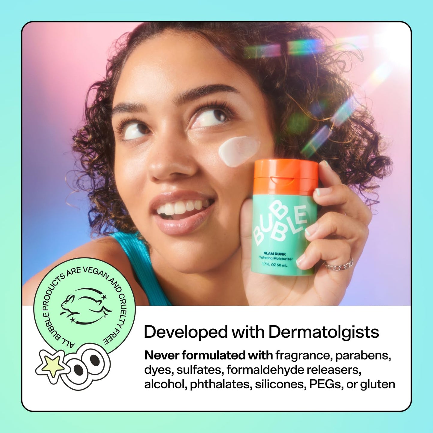 Bubble Skincare Fresh Start Gel Cleanser - Gentle Exfoliating Face Wash for Oily Skin - Formulated with Aloe Vera Juice + Caffeine to Protect and Soothe Complexion (50ml)-GlimoraGlow