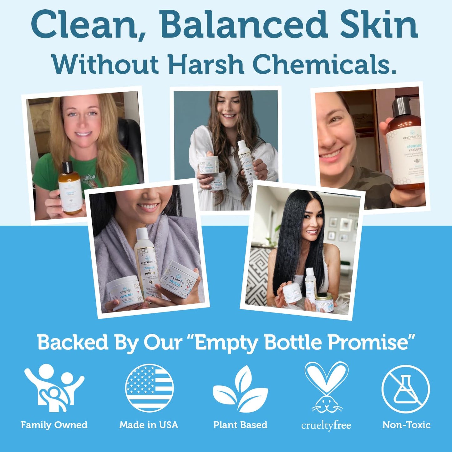 Era Organics Manuka Honey Face Wash for Women, Men - Sulfate Free Moisturizing Cleanser, Organic Aloe Vera - Soothing Plus Gentle on Dry Skin Facial Cleanser Made in USA - 8oz-GlimoraGlow