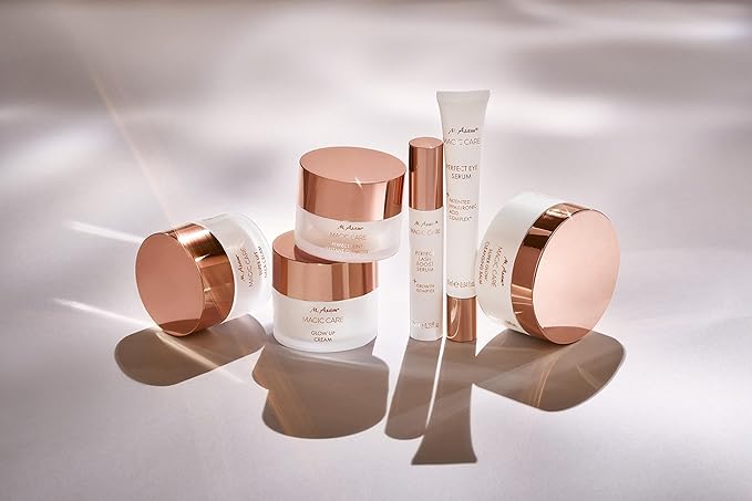 M. Asam MAGIC CARE Perfect Eye Serum - eye serum with 360° tightening effect, effectively fights puffiness & dark circles, tightens the eyelid, eye care with hyaluronic acid complex, 0.84 Fl Oz-GlimoraGlow