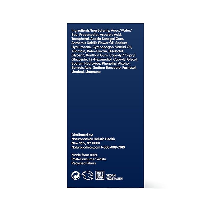 Naturopathica Vitamin C15 Wrinkle Remedy Serum for Face, Moisturizing Serum with Hyaluronic Acid, Anti-Aging Face Serum for Men and Women, 1.18 fl oz-GlimoraGlow