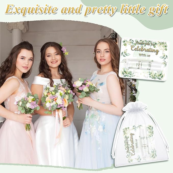 24 Set Thank You Gift Lip Balm Bulk Baby Shower Party Gifts Favors Lip Balms for Guests Bridal Shower Favor Girls Boys Gender Reveal Favors Souvenirs Party Supplies Thank You Gifts for Wedding-GlimoraGlow