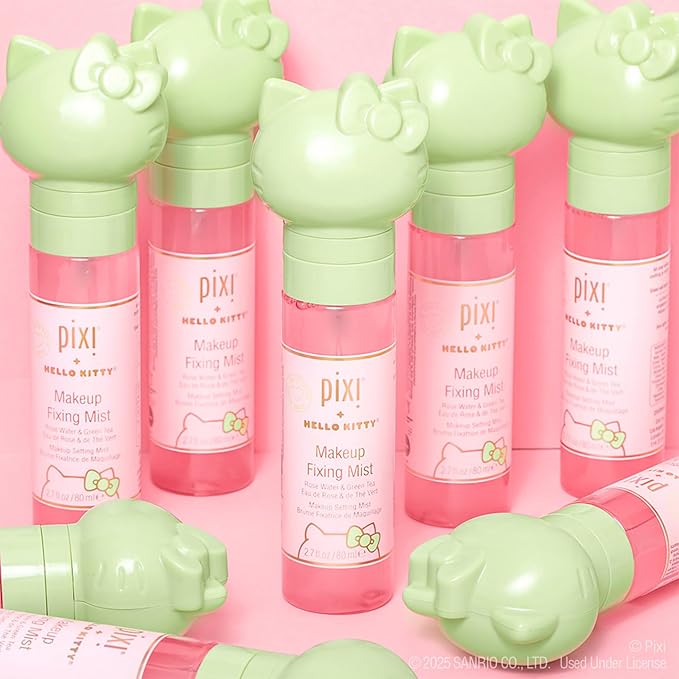 Pixi + Hello Kitty Makeup Fixing Mist |Lightweight Setting Spray | 80 ml / 2.7 fl oz-GlimoraGlow