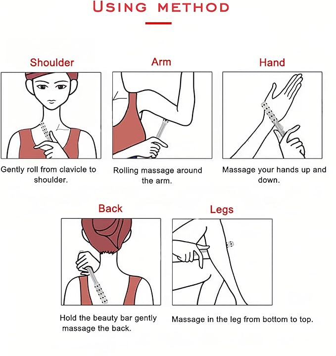 Beauty Sculptor Roller – 30 Germanium Massage Nodes for Facial Massager & Glow | Compact Beauty Tool for Lifting and Skin Care,Facial Roller (Purple, 1 PCS)-GlimoraGlow